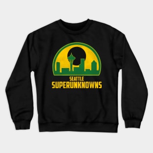 Seattle Superunknowns / Grunge Music Tribute Crewneck Sweatshirt